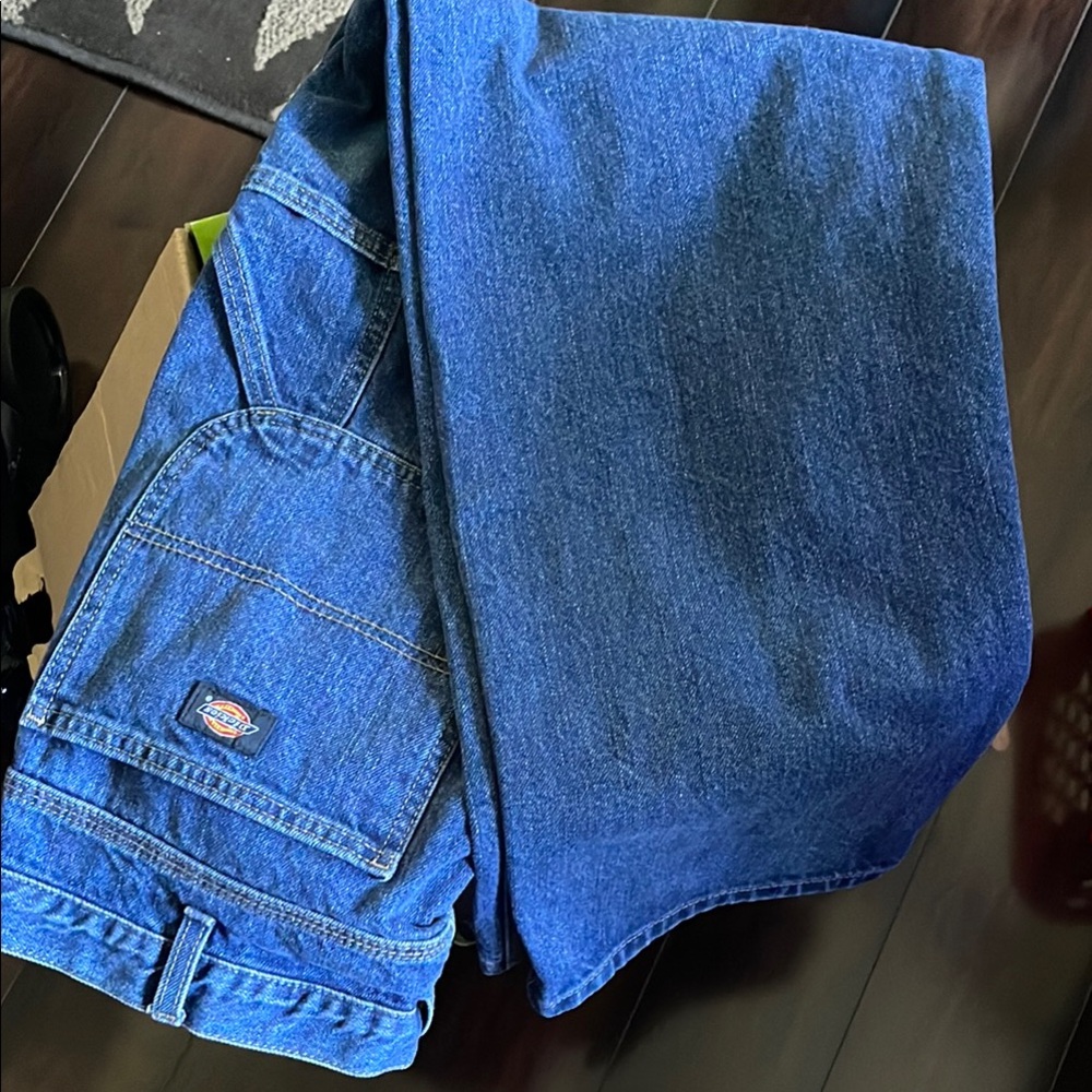 Dickies Men's Relaxed Fit Carpenter Denim Jeans 38 x30